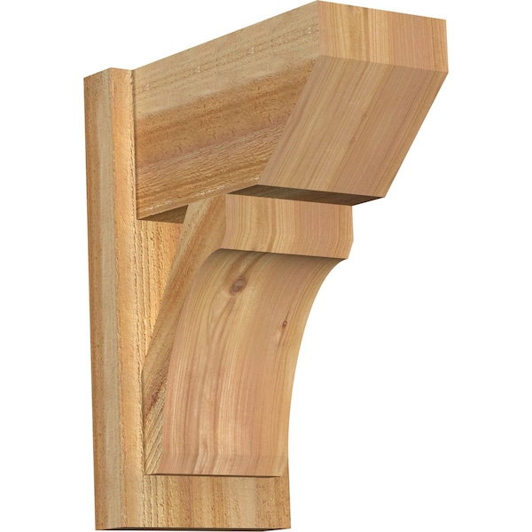 Ekena Millwork Legacy Slat Rough Sawn Outlooker, Western Red Cedar, 8"W x 14"D x 18"H OUT08X14X18LEC06RWR - main